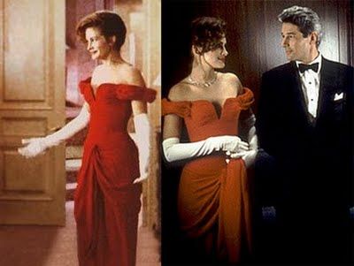 Walkin down the street Pretty Woman Red Dress, Pretty Woman Film, Pretty Woman Movie, Opera Dress, Joe Black, Prom Makeup Looks, Woman Movie, Gown Prom, Red Dresses