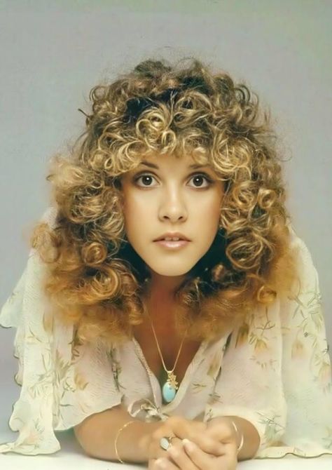 70s Photoshoot, 70 Hairstyles, 1970s Hairstyles, 1960s Hair, Curly Bangs, Stevie Nicks, Big Hair, All Things Beauty, Perm