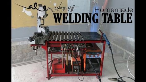 Welding Bench, Welding Table Diy, Welding Tables, Welding Cart, Welding Rods, Diy Welding, Arc Welding, Welding Table, Welding Tools