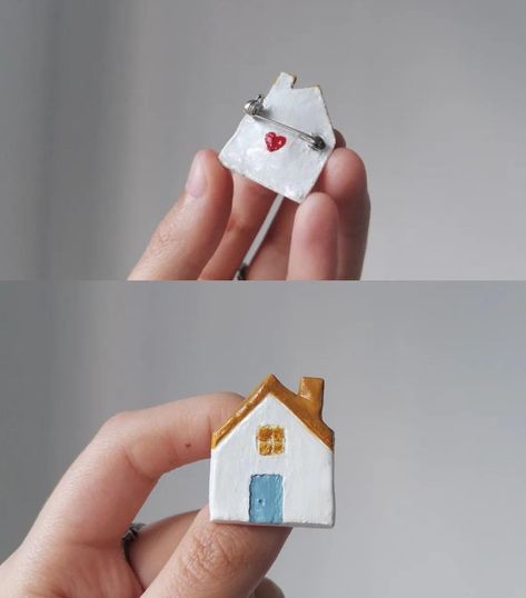 Clay Pins Aesthetic, Ceramic Pins, Handmade Desks, Cats Art Drawing, Tanah Liat, How To Make Clay, Diy Watercolor Painting, Small Sculptures, Diy Pottery