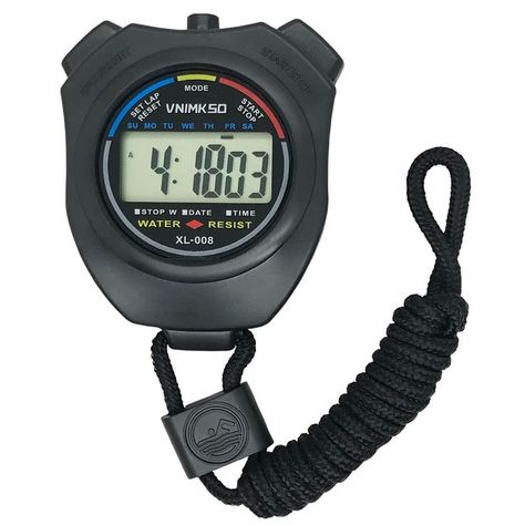 VNIMKSO Professional Digital Stopwatch Timer, Sports Stopwatch, Portable Chronograph Timer Stopwatch Alarm Clock Calendar Clock with Alarm for Sports Coaches and Referees Calendar Clock, Clock Alarm, Sports Coach, Fitness Technology, Sports Accessories, Garmin Watch, Digital Watch, Alarm Clock, Chronograph