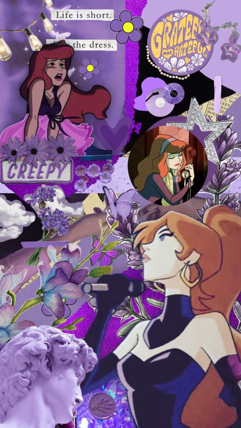 Daphne Blake Mystery Incorporated, Daphne Inspired Outfits Scooby Doo, Scooby Doo Daphne Aesthetic, Daphne Blake Wallpaper, Vintage Cartoon Wallpaper Iphone, Daphne Scooby Doo Aesthetic, Daphne Fanart, Vintage Cartoon Wallpaper, Daphne Wallpaper