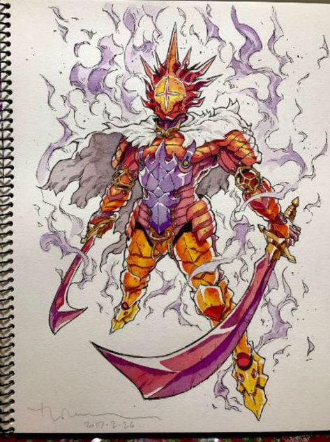 [Part 2] Professional Anime Artist Turns His Sons’ Sketches Into Amazing Anime Characters – grape Fire Guardian, Thomas Romain, Badass Drawings, Architectural Sketch, 영감을 주는 캐릭터, Fantasy Character Design, Character Design Inspiration, Character Illustration, Amazing Art