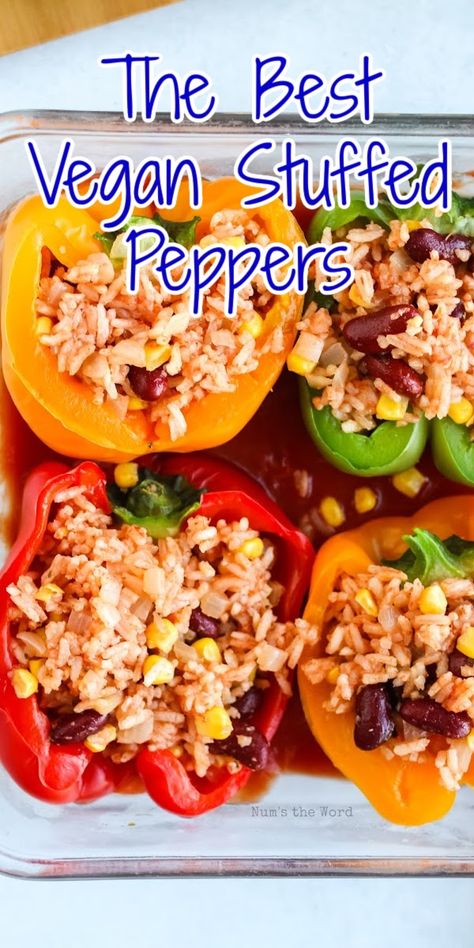 Best Vegan Stuffed Peppers, Meatless Bell Pepper Recipes, Vegan Italian Stuffed Peppers, Easy Vegan Stuffed Peppers, Stuffed Red Peppers Vegetarian, Stuffed Peppers Without Meat, No Meat Stuffed Peppers, Daniel Fast Stuffed Bell Peppers, Stuffed Peppers No Cheese