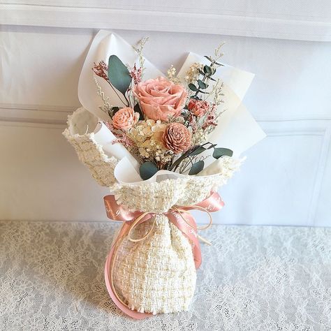 Small Korean Bouquet, Korean Bouquet Wrapping, Korean Flower Bouquet, Korean Bouquet, Dry Flowers Bouquet, Valentines Bouquet, Preserved Flower Bouquet, Preserved Bouquet, Dried Flowers Bouquet