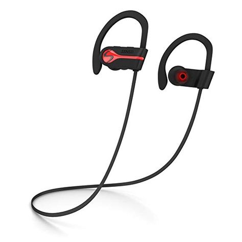 Amazon.com: SENSO Bluetooth Wireless Headphones, Best Sports Earphones w/Mic IPX7 Waterproof HD Stereo Sweatproof Earbuds for Gym Running Workout 8 Hour Battery Noise Cancelling Headsets HiFi Cordless Headphones: Electronics Best Bluetooth Headphones, Sport Earphones, Pixel Phone, Gym Outfits, Sports Headphones, Product Recommendations, Earbud Headphones, Noise Cancelling Headphones, Bluetooth Headphones Wireless