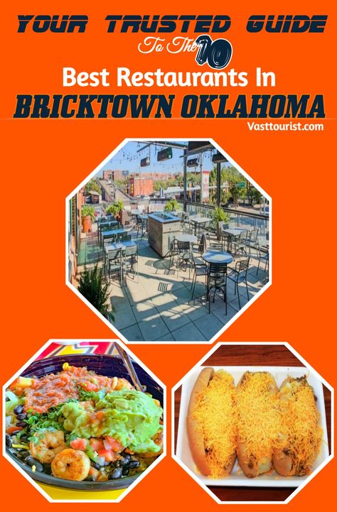 The best choice of Restaurants to dine in Bricktown, Oklahoma, United States. Bricktown Oklahoma City, Oklahoma City Restaurants, Bricktown Okc, Oklahoma Travel, Great Meals, Best Mexican Restaurants, Grilled Ham, Food Options, Dine In