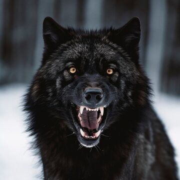 Wolves Snarling, Dark Brown Wolf, Black Wolfdog, Black Wolf Aesthetic, Rare Eye Colors, Wolf Poses, Wolf Tail, Wolf Eyes, Wolf Photography