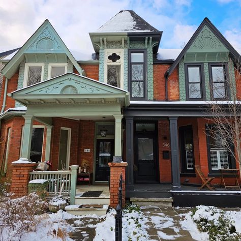 CABBAGETOWN, Toronto Home to the most preserved Victorian Homes in Canada, But these were not the original homes of Toronto. However, they were the first homes to be built with some sort of building and structural guidelines. Cabin- Cottages were Toronto's first house type. Comparable to days condos sizes. Unfortunately they would burn down faster than they could get built. This was a modest time. No heat, electricity and plumbing services. Nobody knew it back then, but these cabins getti... Cabbagetown Toronto, Homes In Canada, Toronto Home, First House, Plumbing Services, No Heat, Types Of Houses, Victorian Homes, First Home