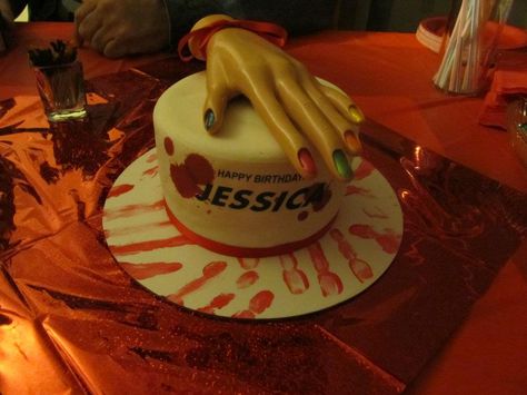 The amazing Dexter themed cake my cousin made me recently for my 25th birthday! LOVE IT! She did an awesome job! Dexter Cake, My 25th Birthday, Delicious Deserts, 25th Birthday, Birthday Love, My Cousin, Dexter, Themed Cakes, The Amazing