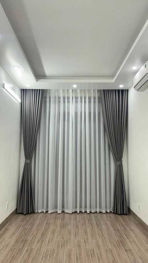 Curtain Ceiling, Curtain Velvet, Curtains Living Room Modern, Unique Curtains, Plain Curtains, Stylish Curtains, Living Room Design Inspiration, Curtains Living, Modern Curtains