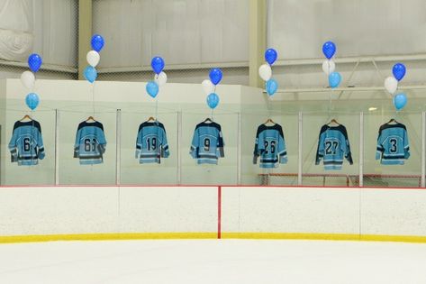 Hockey Senior Night, Ice Hockey Rules, Hockey Banquet, Senior Banquet, Coaches Gifts, Hockey Photos, Hockey Crafts, Hockey Posters, Sports Banquet