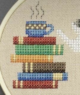 Cross Stitch Books Pattern, Cross Stitch Bookshelf, Books Cross Stitch Pattern, Book Cross Stitch Pattern, Books Cross Stitch, Book Cross Stitch, Digital Embroidery Patterns, Small Cross Stitch, Cross Stitch Books