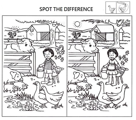 Spot the difference puzzle | Shelveit Spot The Difference Hard, Find 10 Differences, Spot The Difference Printable, Spot The Difference Kids, Find The Difference Pictures, Spot The Difference Puzzle, Find The Difference, Spot The Difference, Hidden Pictures