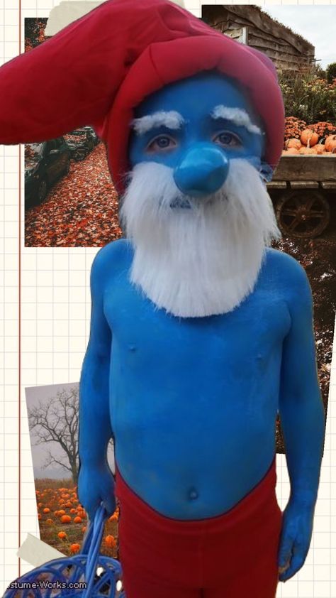 #myfirstshuffle Smurf Costume, Papa Smurf, Circus Costume, Diy Halloween Costumes Easy, Cute Halloween Costumes, High Fantasy, Instagram Funny, Diy Halloween Costumes, Costume Design