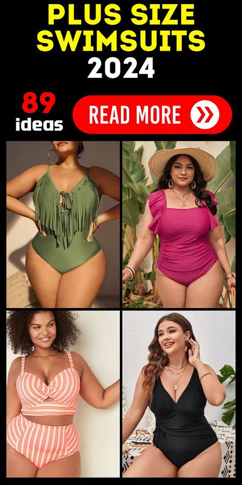 Embrace your curves with our range of plus size swimsuits, designed to make you look and feel fabulous. Whether you're lounging poolside or soaking up the sun on the beach, we have outfit ideas that are both stylish and comfortable. From cute one-piece swimsuits to flattering two-piece sets, our collection caters to every style. Pair your swimsuit with a trendy coverup for a complete beach-ready look. Get inspired with poses ideas and capture your beach moments in style. Bathing Suits For Curvy, Beachwear 2024, Swimsuit Coverup Outfits, Vacation Outfits Casual, Women On The Beach, Cruise Outfits Caribbean, Chic Swimwear, Cute One Piece Swimsuits, Cute Styles