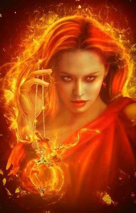 ♈ARIES♈,♌LEO♌,♐SAGITTARIUS♐  These are the Fire signs. If a Fire sign person wants you as a partner, you’ll find it hard to damp down their enthusiasm. Saying no will merely make you seem like more of a challenge. If you really don’t want the heat, keep well away from the kitchen. But some like it hot... and those who do are right in their element here. Phoenix Princess, Goddess Of The Hearth, Arte Occulta, Personaje Fantasy, Luis Royo, Boris Vallejo, Conceptual Illustration, Makijaż Smokey Eye, Fire Art