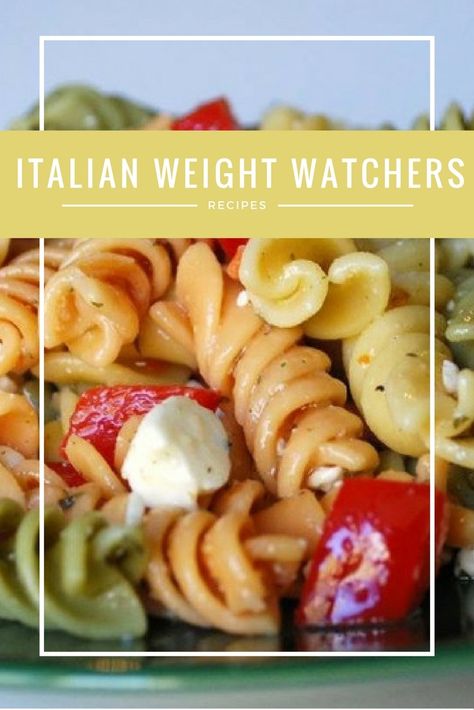 Italian Food Pasta, Weight Watchers Pasta, Pasta Marinara, Food Pasta, Weight Watchers Recipes, Weight Watcher Dinners, Italian Pasta Recipes, Side Dishes For Bbq, Dash Diet