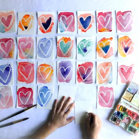 Valentines Bricolage, Valentine Art Projects, Valentine's Day Crafts For Kids, Preschool Valentines, Valentine Crafts For Kids, Heart Valentines, Homemade Valentines, Valentines Day Activities, Valentines Art