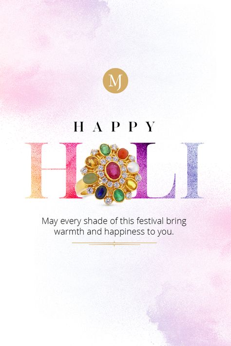 Happy Holi! We hope this day adds more love and color to your life. #MalaniJewelers #Holi #IndianFestival Holi Post For Jewellery Brand, Holi Jewellers Ad, Holi Jewellery Creative Ads, Holi Post Ideas, Happy Holi Creative Ads, Happy Holi Post, Holi Jewellery, Holi Ads, Happy Holi Creative