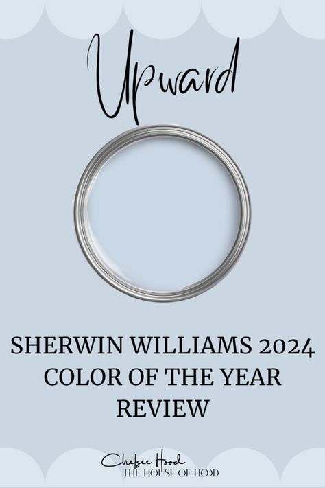 Are you looking for the perfect coastal blue paint color for your home? I found the perfect blue for you! Sherwin Williams Upward is a gorgeous serene paint color that gives off coastal vibes and is perfect for any space in your home. Check out review and see this paint color in real homes! Sw Blue Paint Colors For Kitchen, Light Blue Paint Colors Bathroom, Creamy Light Blue Paint, Sea Blue Paint Colors, Blue Cabinets Kitchen Sherwin Williams, Light Blue Colors For Bedroom, Periwinkle Blue Walls, Sw Topsail Cabinets, Light Blue Gray Paint Colors Sherwin Williams