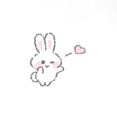 Aesthetic Bunny Pfp, Discord Emojis Cute, Notes Icons Aesthetic, Cutie Icon, Icon Pictures, Soft Pink Theme, Lucid Dreams, Bunny Drawing, Doodle Icon