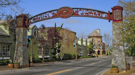 Temecula Town Entrance, South Coast Winery, Old Town Temecula, Entrance Gates Design, Mystery Shopping, Riverside County, Weekend Escape, 7th Anniversary, Entrance Design