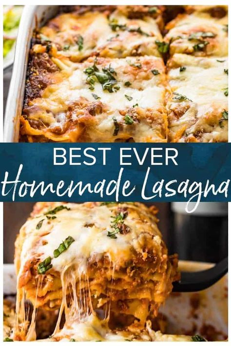 Lasagna Sauce Recipe, Lasange Recipe, Lasagna Meat Sauce, Lasagna With Meat Sauce, Stromboli Recipes, Casserole Meals, Homemade Lasagna Recipes, Layered Pasta, Meat Sauce Recipe