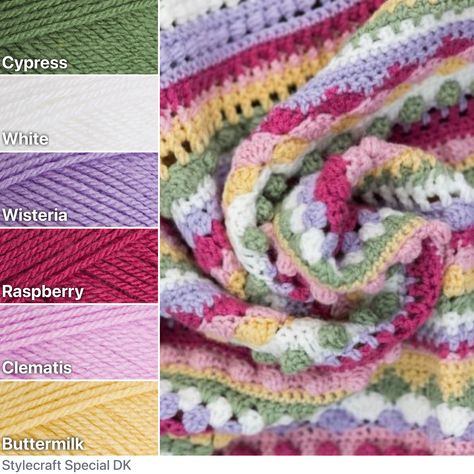 Yarn Color Palette, Colourful Blanket, Handmade Tale, Yarn Color Combinations, Colorful Blanket, Cozy Crochet Patterns, Cozy Crochet, Yarn Inspiration, I Love This Yarn