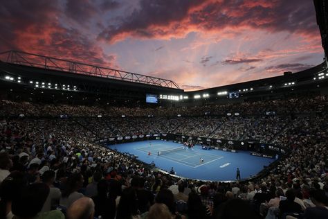 Tennis Desktop Wallpaper, Tennis Wallpaper, Rod Laver Arena, Rod Laver, Tennis Aesthetic, Sports Arena, Entertainment District, Sports Wallpapers, Sports Pictures