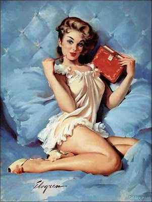 10 Fantásticas Pin-ups lendo livros... - Listas Literárias | O Blog literário mais visitado do Brasil Stile Pin Up, Vintage Pin Ups, Arte Pulp, Arte Pin Up, Pinup Poses, Pin Up Drawings, Pin Up Illustration, Pinup Vintage, Pin Up Poses