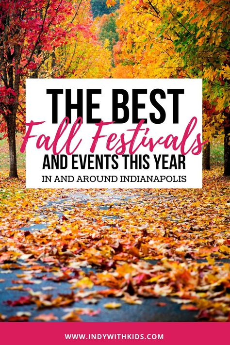 The Ultimate List of Fall Festivals in Indiana | Indianapolis and Beyond Indiana Summer, Apple Festival, Fall Festivals, Hometown Heroes, Cedar Point, Us Road Trip, Saint Augustine, Travel Reading, Indianapolis Indiana