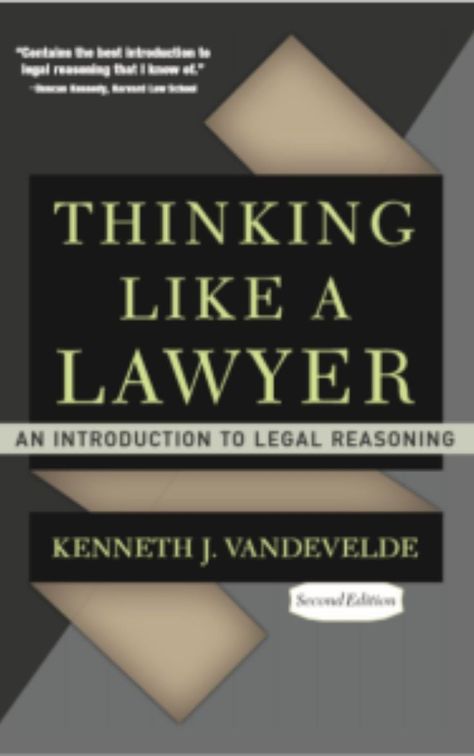 Thinking Like a Lawyer An Introduction To Legal Reasoning by Kenneth J pdf Law School Prep, Law School Inspiration, Law Students, Empowering Books, Good Introduction, Best Self Help Books, Healing Books, Harvard Law, Harvard Law School