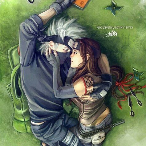 Kakashi Hatake and His Lover, Hanare ♥♥♥ #Couple #Love #Cute #Together Kakashi Romance, Kakashi X Hanare Naruto, Kakashi Couple, Kakashi Love, Kakashi And Rin, Kiba And Akamaru, Ariana Grande Anime, Itachi Uchiha Art, Anime Group