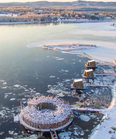 Elemental Design, Architecture Unique, Floating Hotel, Ville New York, Overwater Bungalows, Hotel Building, Colossal Art, Unique Hotels, Unique Architecture