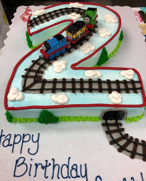 Thomas the train cake Boys Room Colors, Thomas Train Birthday, Thomas Train Cake, 5th Birthday Cake, Train Cake, Train Birthday, Thomas The Train, 5th Birthday, Room Colors