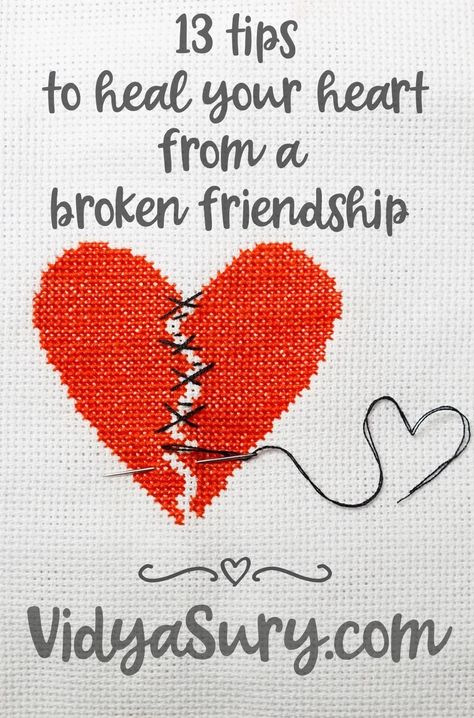 How to heal your heart from a broken friendship (13 tips)  #relationships #healyourheart #friendship #tips #howto #personaldevelopment #selfhelp Losing A Friendship, Friendship Loss, Loss Of Friendship, Friendship Breakup Quotes, Friendship Breakups, Long Relationship Quotes, Friendship Tips, End Of Friendship, Psych 101