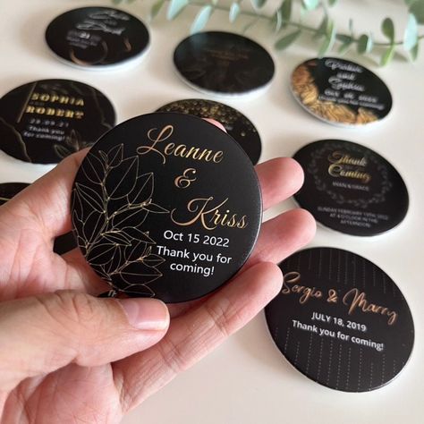 Excited to share this item from my #etsy shop: Gold Themed, Customizable Wedding Favor For Guests in Bulk, Wedding Thank You Favor, Custom Wedding Gift, Bottle Opener Magnet #wedding #goldthemedesigns #blackgoldtheme #engagementmagnet #beeropenermagnet #customfridgemagnet #thankyouforguest #personalizedmagnet #customweddinggift Wedding Favours Magnets, Black And Gold Theme, Magnetic Bottle Opener, 60th Birthday Invitations, Personalized Bottle Opener, Custom Wedding Favours, Personalized Bottles, Custom Wedding Gifts, Unique Wedding Favors