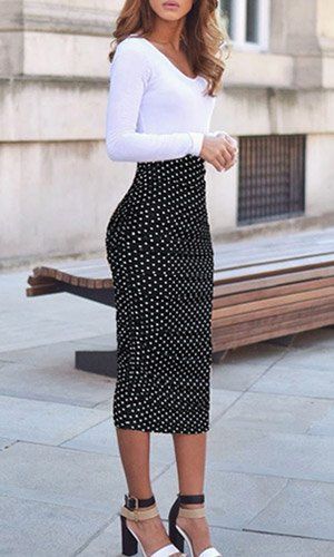 Rok Outfit, Pencil Skirt Outfits, Plaid Outfits, Outfits 2017, Stylish Work Outfits, Business Outfit, Maxi Skirts, Work Outfits Women, Professional Outfits