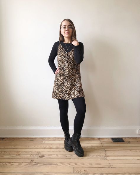 Leopard Slip Dress Outfit, Leopard Costume Women, Leopard Slip Dress, Blundstone Style, Boston Outfits, Slip Dress Outfit, Vintage Leopard, The Leopard, Insta Inspo