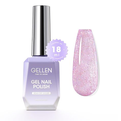 PRICES MAY VARY. Gellen 18ml Gel Clear Pink: Stand out with our clear pink color, loved by many. Unlike smaller 5ml or 8ml options, our gel polish comes in a generous 18ml capacity, which is more durable enough to be reused more times for doing more nail art design. Healthy & Environmentally Friendly: Our gel polish is crafted from natural resin, making it harmless, non-toxic, and eco-friendly. It features a high quality and low smell, offering you a pleasant and safe nail experience. Fit to use Pink Gel Nail Polish, Jelly Gel Nail Polish, Manicure Essentials, Resin Making, Pink Gel Nails, Orange Stick, Pink Gel, Pink Bottle, Nail Paint