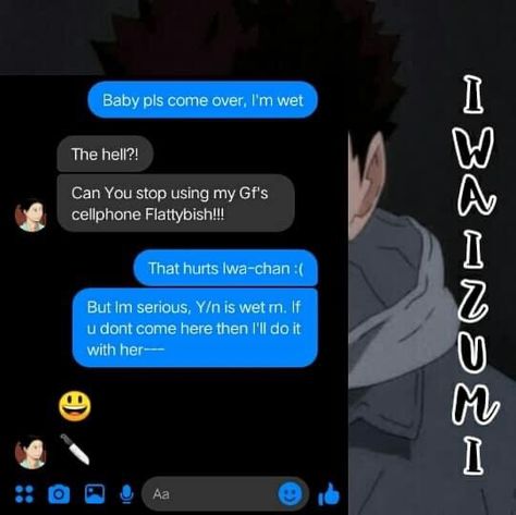 Iwaizumi X Yn, Haikyuu Headcanons, Iwaizumi Hajime, Anime Pics, Anime Wallpapers, Anime Boyfriend, Future Boyfriend, Funny Anime Pics, Haikyuu Anime