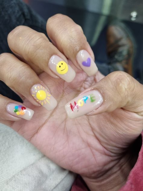 Jhope Nails Designs, Hopeworld Nails, Hope World Nails, Jhope Inspired Nails, Jhope Nail Art, Jhope Nails, Bts Nails Designs, Bts Inspired Nails, Bts Nail Art