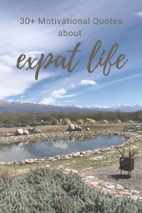 Expat life can be hard and there’s nothing better than a good expat life motivational quote to keep you motivated. Am I right?! I rounded up all the best expat and travel related quotes for you in one post. If you're a soon-to-be-expat, living abroad now, repatriation or planning long-term travel, there’s an expat life motivational quote in here that will resonate with you! #motivationalquotes #motivationquotes #quotes #travelquotes #expatquotes #expats #expatlife #livingabroad #workremotely Expat Life Quotes, Life Abroad Quotes, Quotes About Living Abroad, Living Abroad Quotes Feelings, Live Abroad Quotes, Expat Quotes, Abroad Life, Life Quotes Travel, Family Motivation