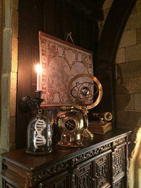 Defence Against The Dark Arts Aesthetics, Dark Nautical Decor, Marauders Shifting, Dark Arts Classroom, Defence Against The Dark Arts, Dark Nautical Aesthetic, Hogwarts Classes, Disney Themed Rooms, Gryffindor Common Room