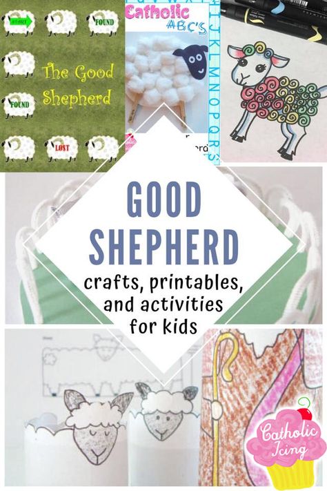 Parable Of The Good Shepherd, God Is Our Shepherd Craft, Catechism Of The Good Shepherd, The Lord Is My Shepherd Craft Preschool, Good Shepard Craft, I Am The Good Shepherd Lesson, David The Shepherd Craft, Good Shepherd Craft Sunday School, I Am The Good Shepherd Craft For Kids