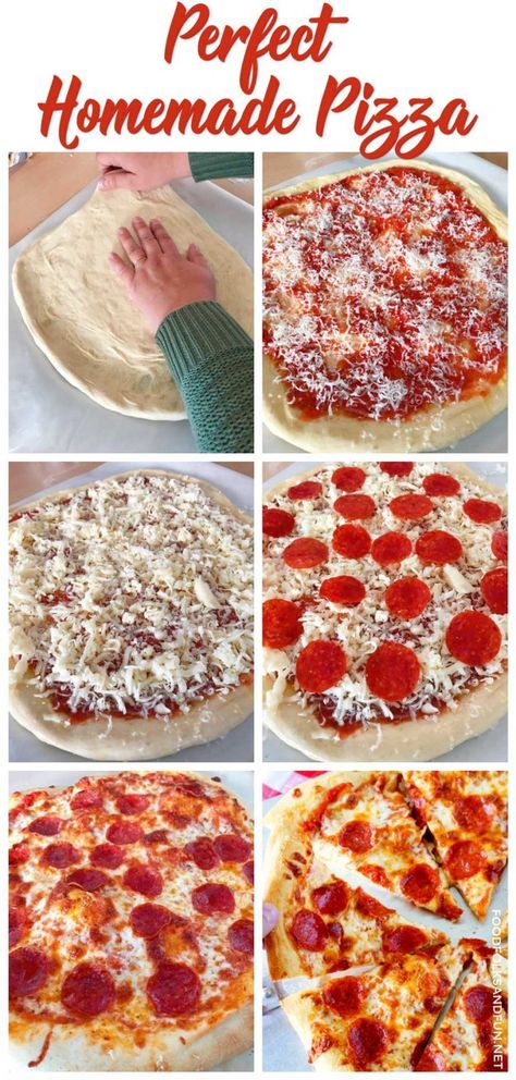 Homemade Pizza For Kids, Home Made Pizza Recipe, Best Homemade Pizza Recipe, Stromboli Recipes, Perfect Homemade Pizza, The Best Homemade Pizza, Homemade Pizza Recipe, Homemade Pepperoni Pizza, Pizza Recipes Pepperoni