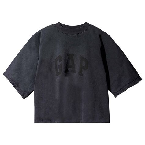 Buy Yeezy Gap Engineered by Balenciaga Cropped Dove No Seam Tee 'Washed Black' - 4731120020000 | GOAT Light Grey Leggings, Fire Clothes, Balenciaga T Shirt, Grey Leggings, Curator Style, Black Tee, Aesthetic Clothes, Fashion Inspo Outfits, Balenciaga