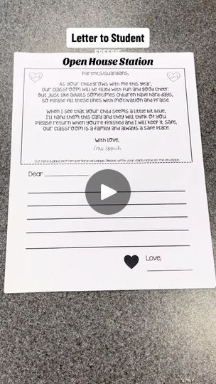 3.8K views · 365 reactions | ⭐️Student Letter FREEBIE⭐️

One of my favorite open house / meet-the-teacher stations is this Student Letter Station! This letter is for parents or guardians to fill out so that if their child is having a tough day, you can surprise them with this! The smile on the child’s face is so worth it! Comment LETTER and I’ll send the 🔗 to this FREEBIE! 

P.S.- this is a throwback from last year! My open house is a lot later than others, so wanted to share this now 🥳

#openhouse #meettheteacher #backtoschool #classroomsetup #classroomdecor #teachertips #familysupport | Paige | Second Grade Teacher | theeppichclassroom · Original audio Letter To Students, Second Grade Teacher, Meet The Teacher, Family Support, Classroom Setup, The Smile, Tough Day, Teacher Hacks, Smile On