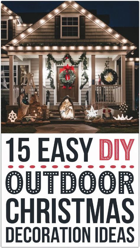 Best Outdoor Christmas Decorations Yards, Minimal Outdoor Christmas Decor, Diy Outdoor Decorations, Easy Diy Outdoor Christmas Decorations, Easy Outdoor Christmas Decorations, Diy Snowmen, Best Outdoor Christmas Decorations, Easy Decorations, Outdoor Christmas Decorations Yard